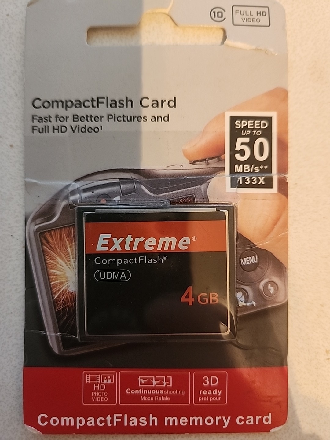 Extreme Compact Flash 50 MB/s UDMA 4GB