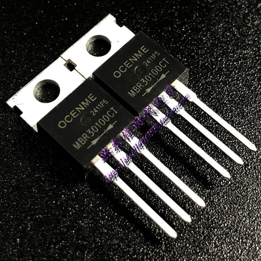 10PCS MBR30100CT OCENME 30A100V TO-220 Schottky Diode