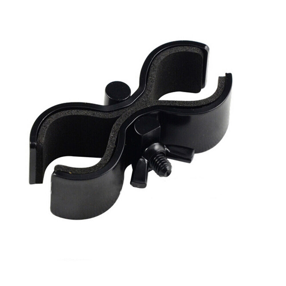 Cylinder Sports Camera Flashlight Metal Clip Mount Barrel Bracket 15-25mm Scope