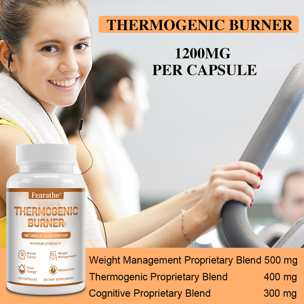 Thermogenic Burner Weight Loss Metabolism, Appetite Suppressant, Energy-120 caps
