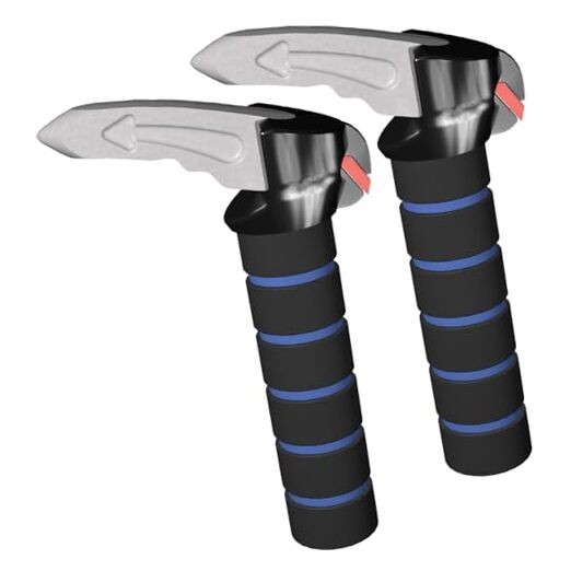 2 Packs 3 in 1 Car Handle Assist,Car Door Handle for Blue-2 Packs