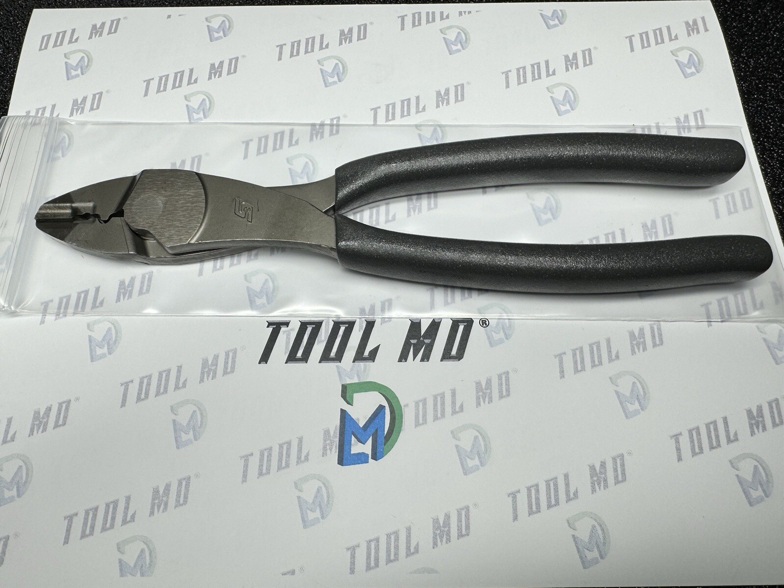 Snap-on Tools NEW DARK TITANIUM Soft Grip 9" Wire Terminal Crimping Tool 29ACF