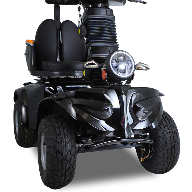 1000W 4 Wheel Heavy Duty Senior Mobility Scooter 60V/20A 500lbs 31 Miles 15MPH