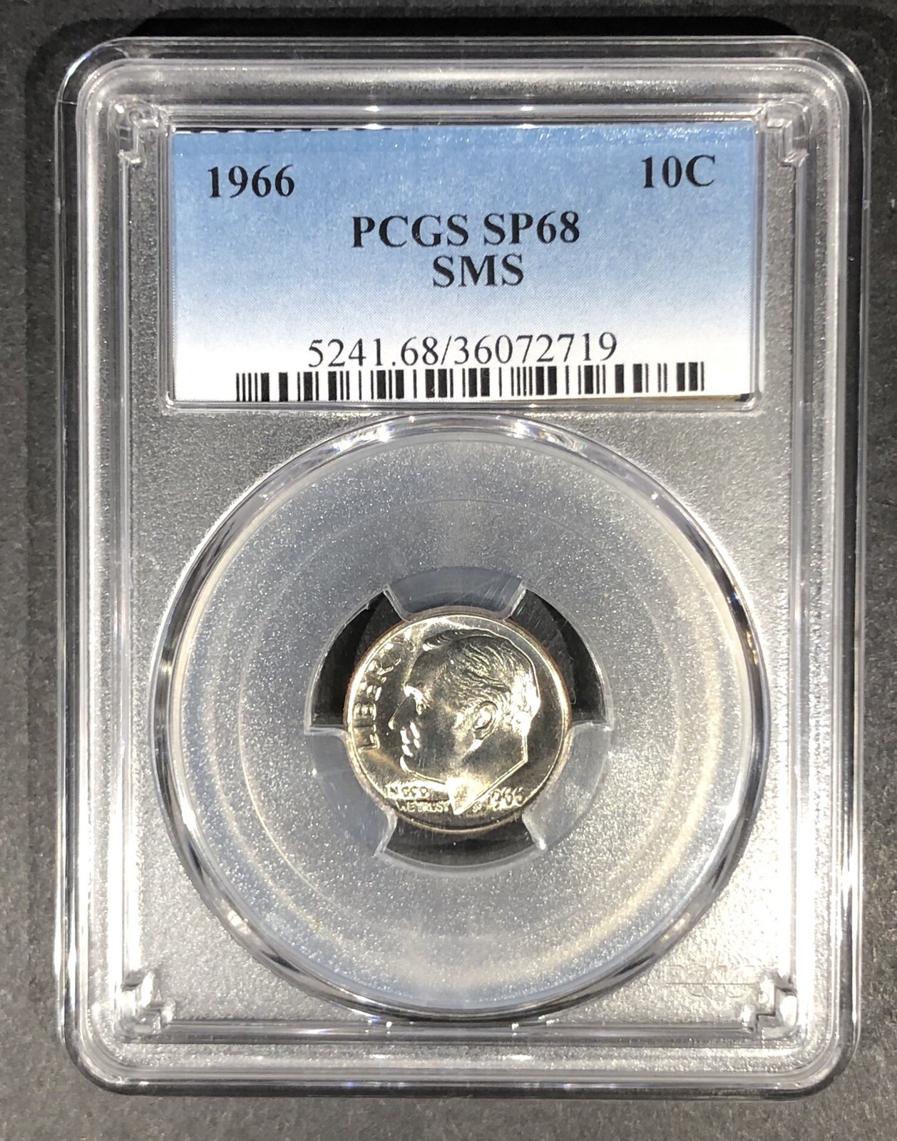 1966 SMS Roosevelt Dime PCGS SP-68, Buy 3 Items, Get $5 Off!!