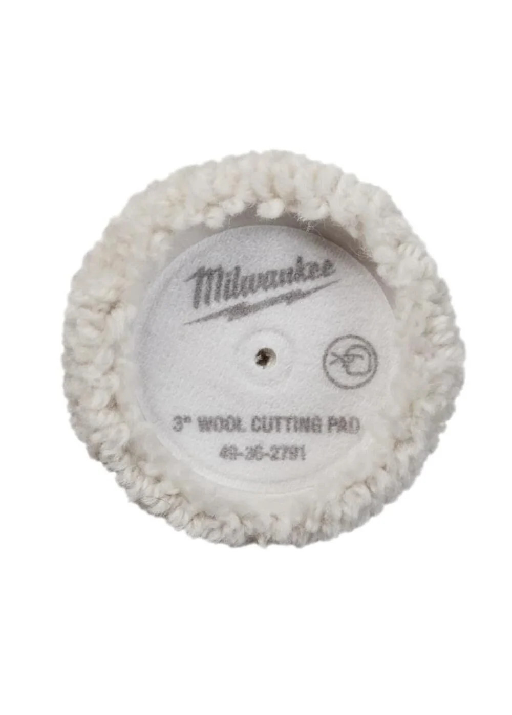 Milwaukee 3 In. Wool Cutting Pad 5Pc