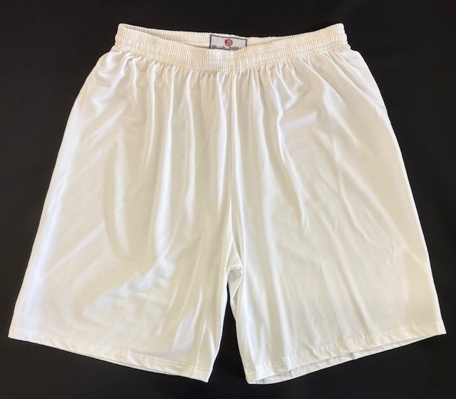 9" MOISTURE MANAGEMENT SHORTS-WHITE-2XS