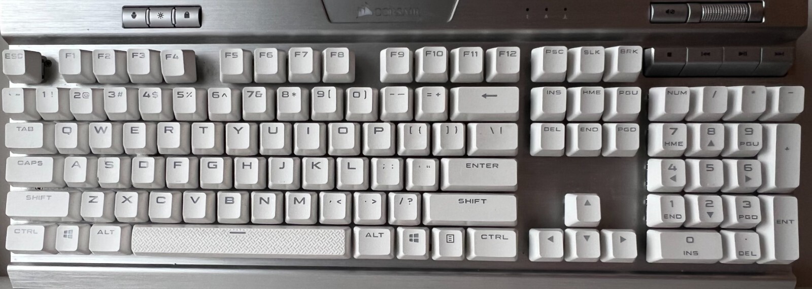 Corsair K70 RGB MK.2 SE WHITE KEYBOARD REPLACEMENT KEYCAPS KEYS (RGP0048)