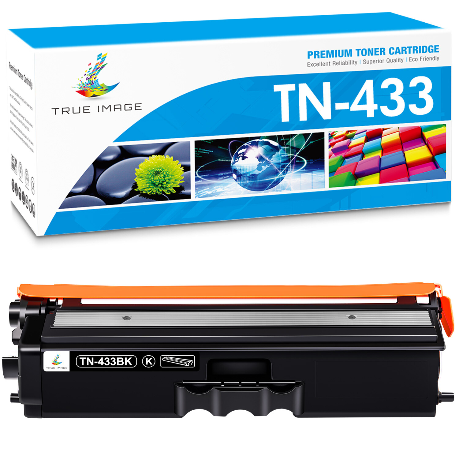 TN433 Black Toner Cartridge For Brother HL-L8260CDW L8360CDW MFC-L8610CDW TN-433