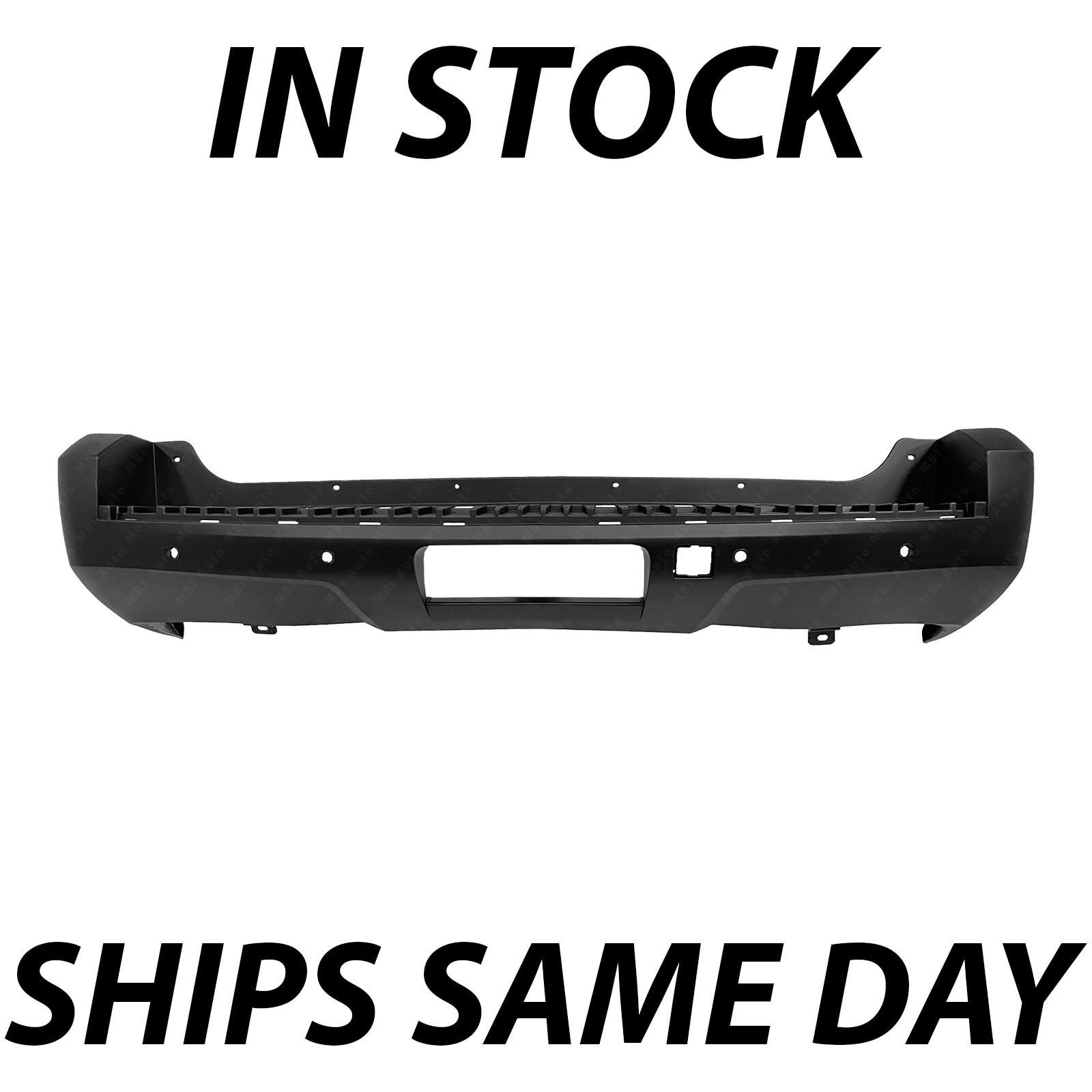 NEW Primered Rear Bumper Cover Fascia for 2007-2014 Chevy Tahoe GMC Yukon w/Park