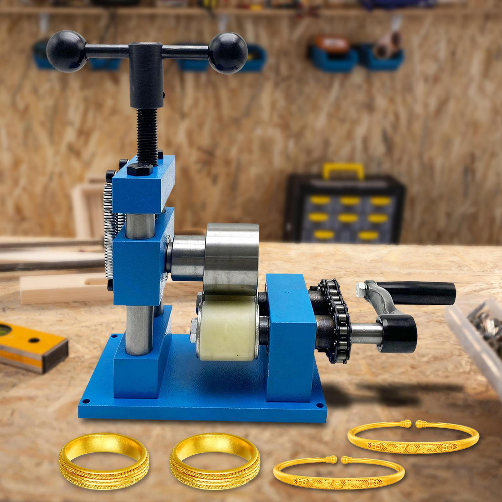 Hand Crank Ring Bracelet Press Bending Machine Ring Jewelry Bender Making Tool