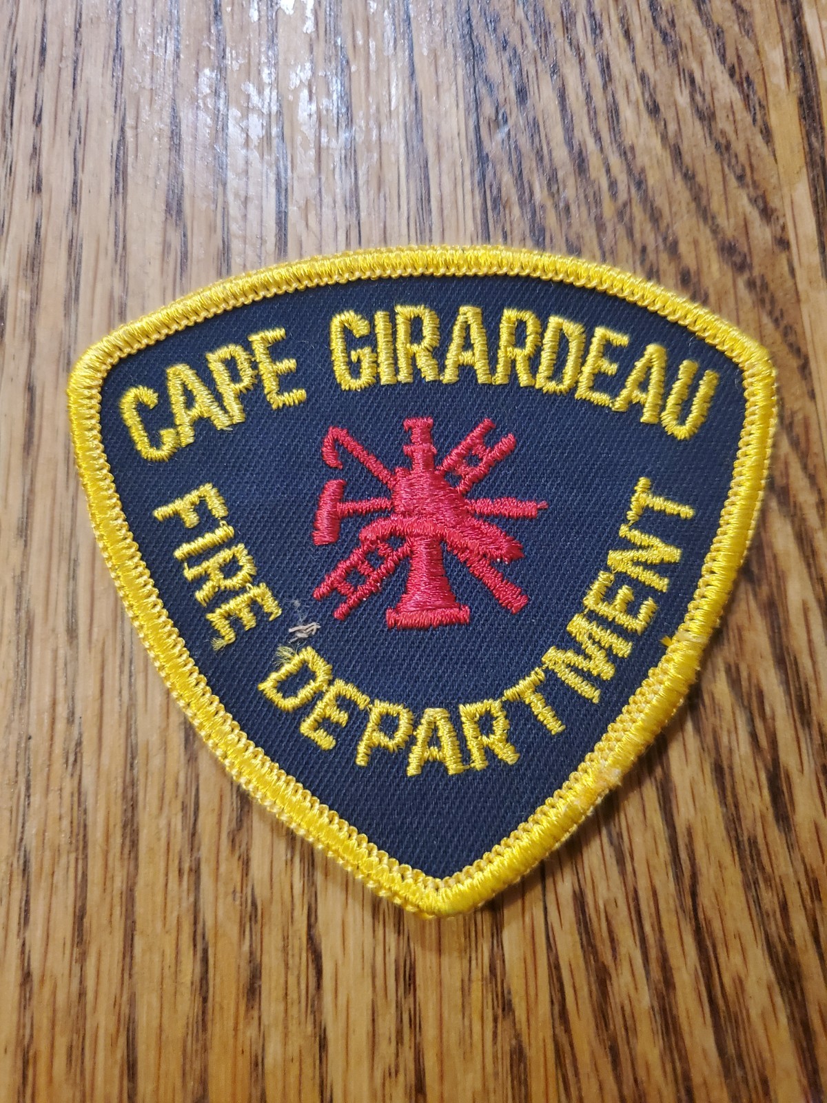 Vintage Cape Girardeau Fire Department patch Missouri