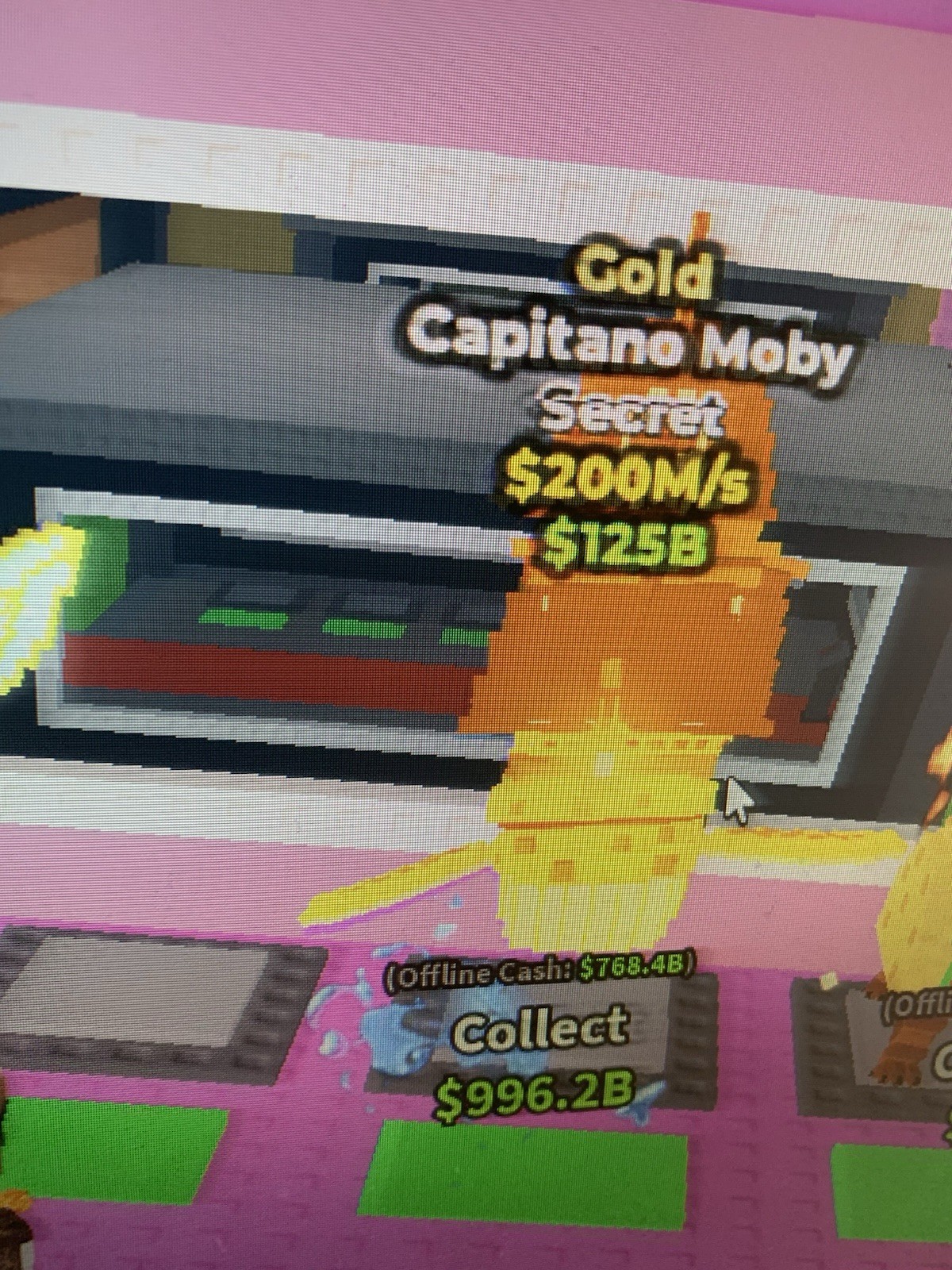 Capitano Moby Gold Secret Generation  200$ sec cost $125B