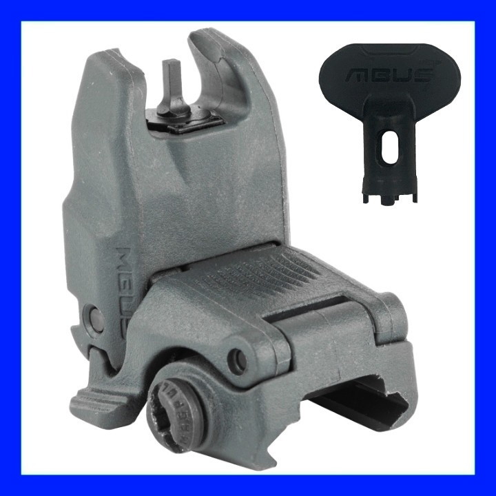 Magpulpolymer MBUS2 Gen 2 Flip-Up Front Sight w/ Tool Gray Grey