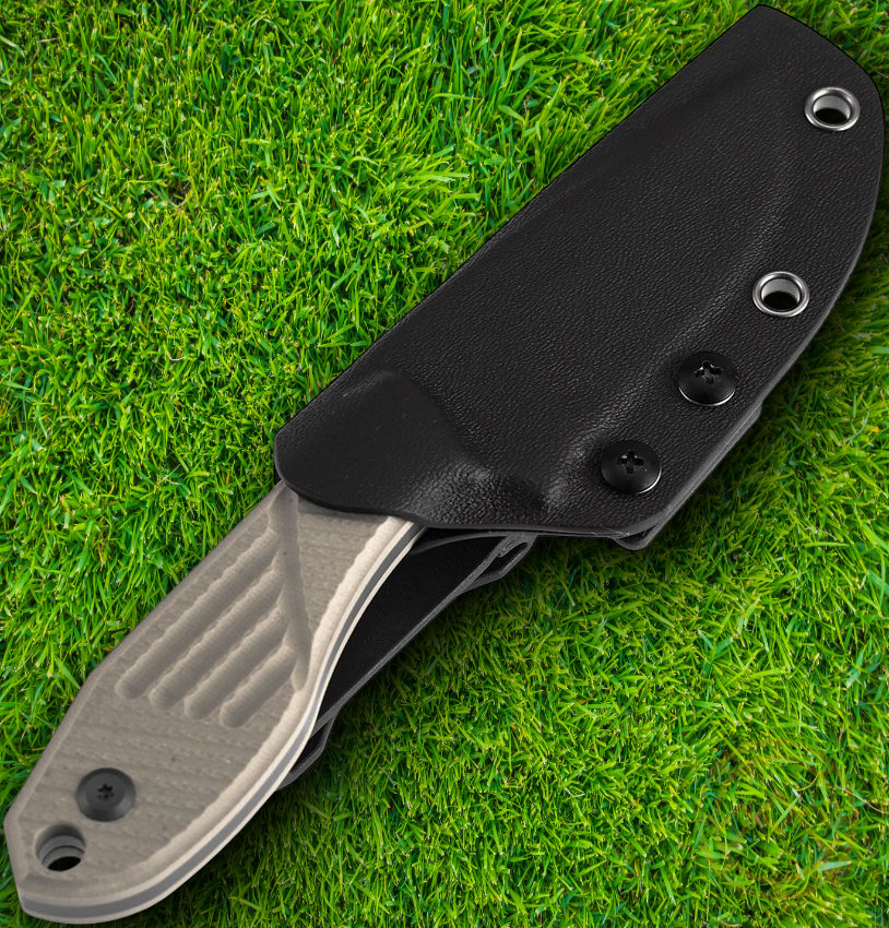 Tenable Knives Tiny Dancer Fixed Knife 3.25" D2 Tool Steel Blade G10 Handle