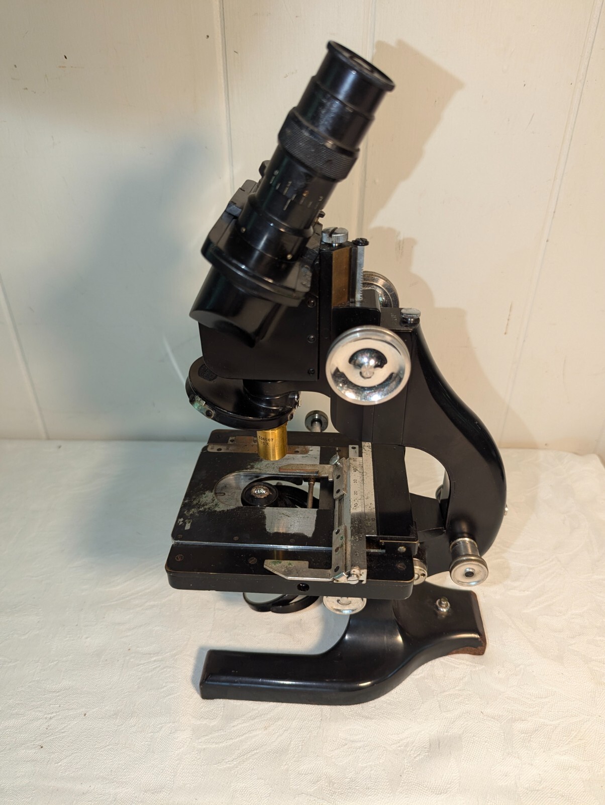 Antique Spencer Buffalo NY Binocular Microscope SN: 132727