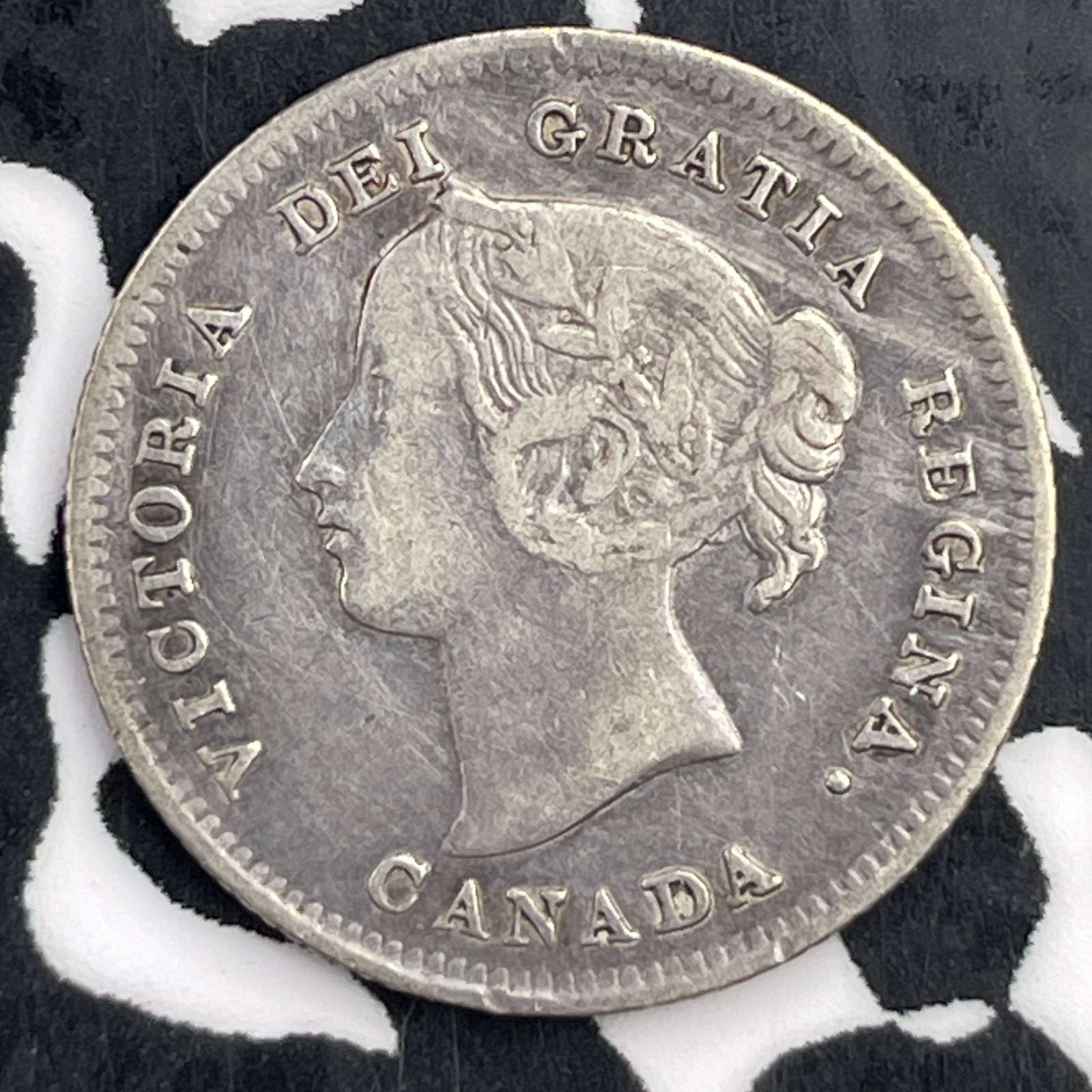 1899 Canada 5 Cents Lot#F2844 Silver!