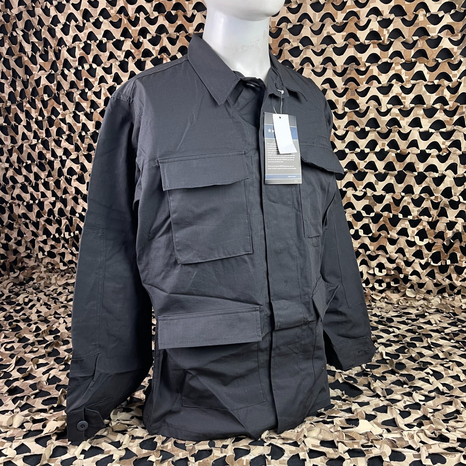 NEW BDU Propper Jacket - Black - Medium Long