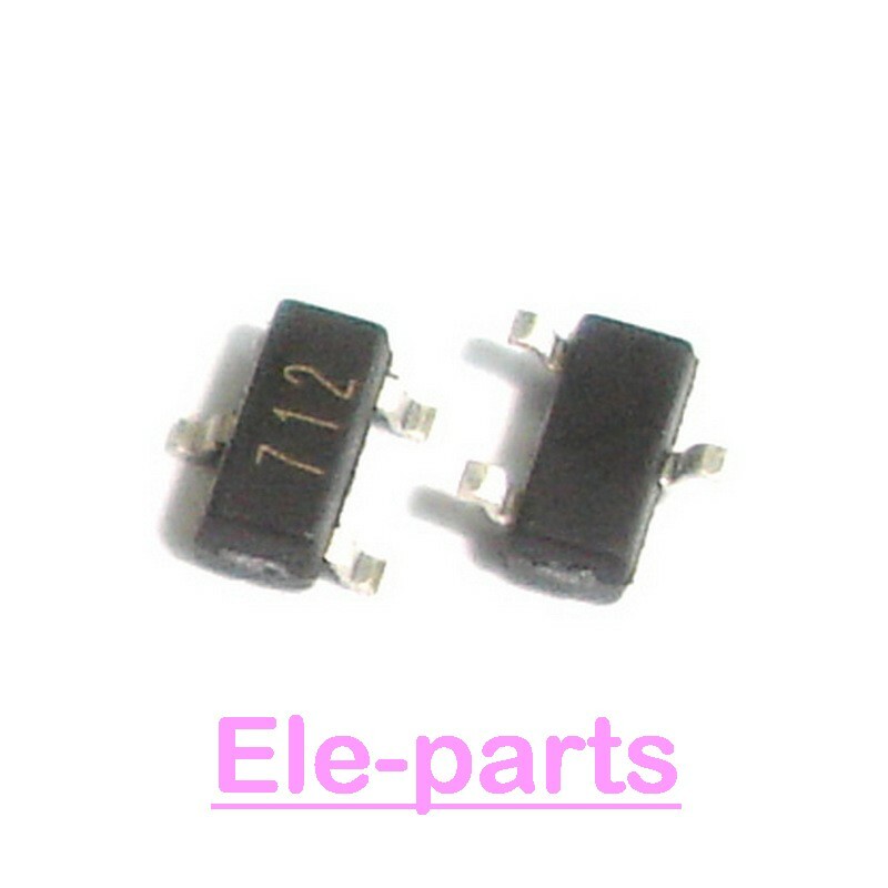 10 PCS PSM712 SOT-23 712 Standard Capacitance Tvs Array Diodes  Rectifiers Chip