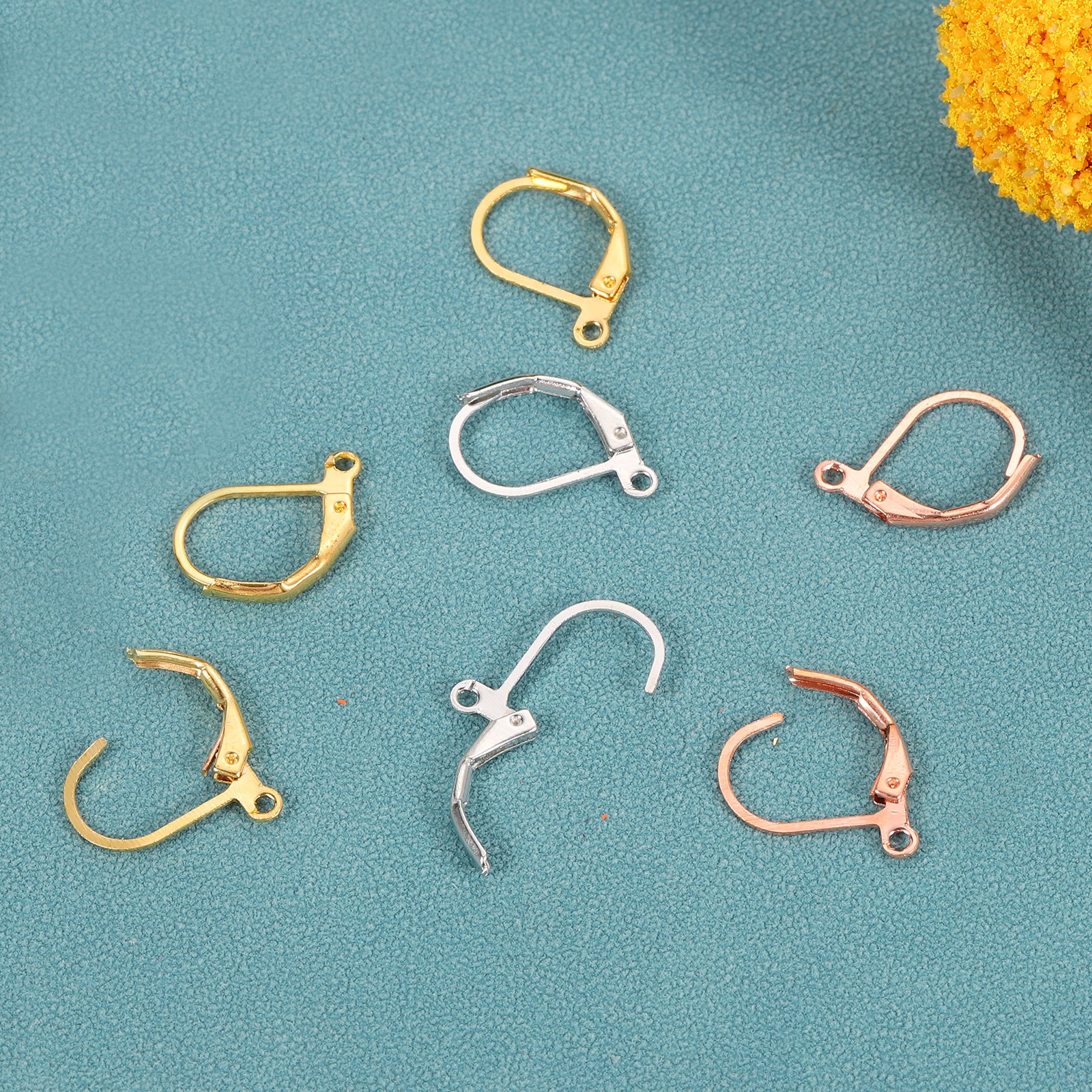 20Pcs LeverBack Earring Hooks French Ear Wire Earring Hook, Bronze