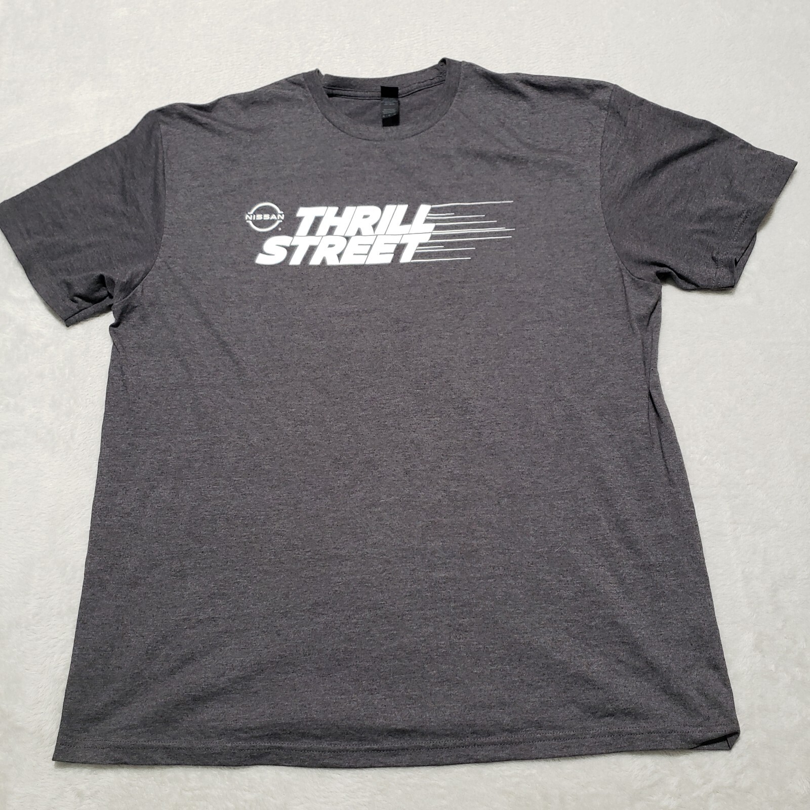 Nissan Thrill Street t shirt XL gray z racing datsun 400z 240z 280z logo ca