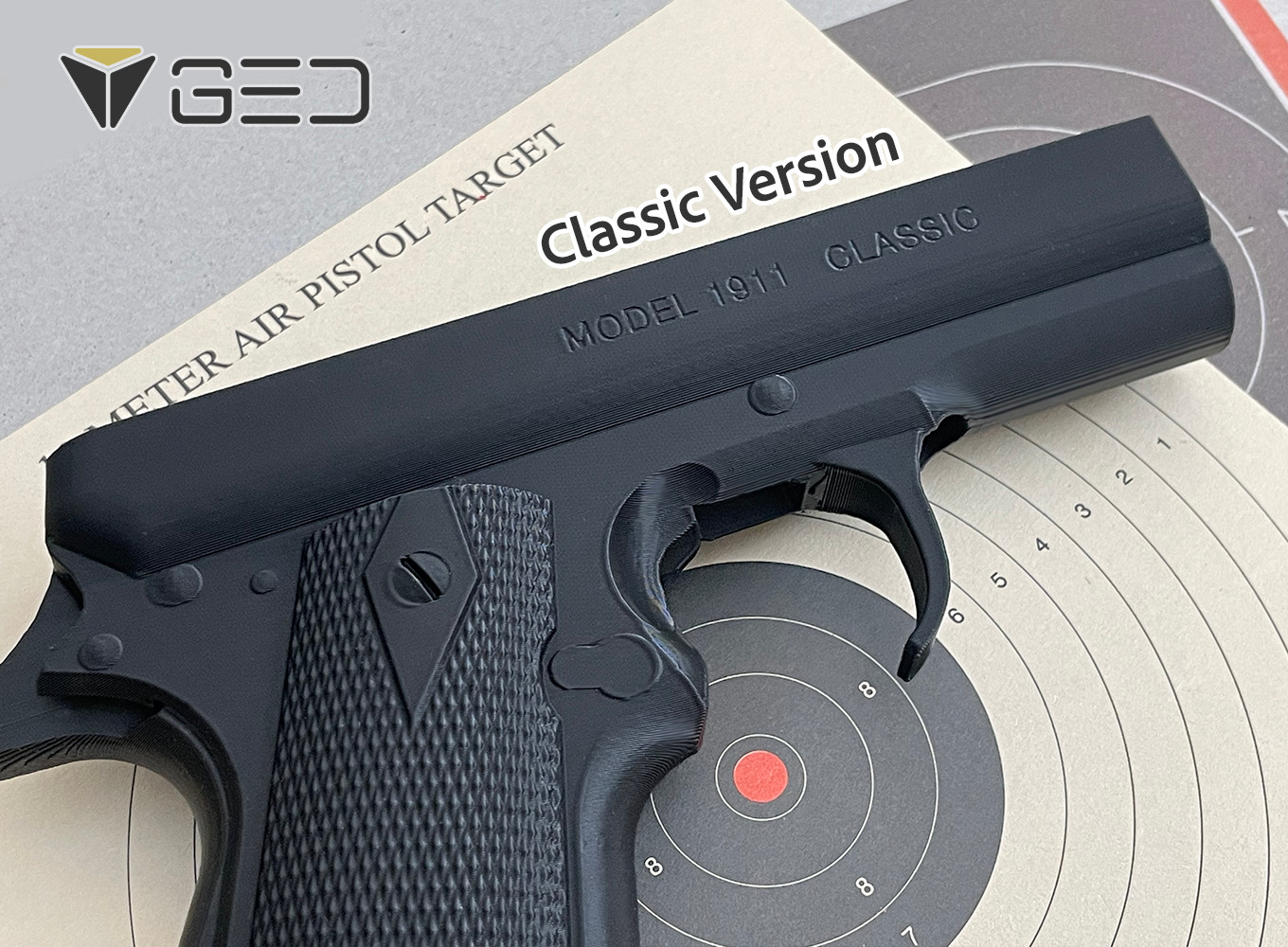 GED 1911 Grip for Diana Chaser/Bandit/Airbug, Artemis/Snowpeak CP2/PP800