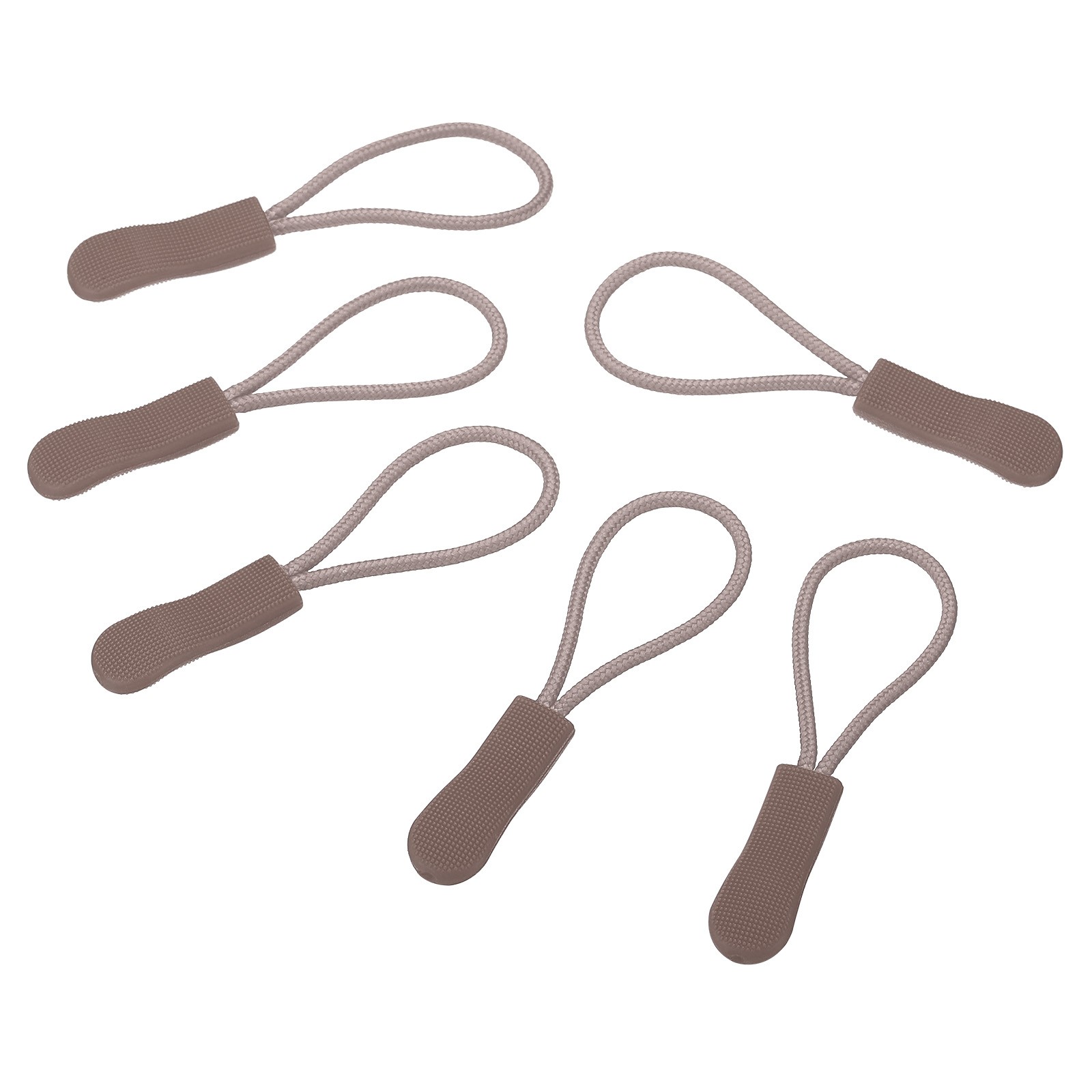 Zipper Pulls Replacement 30pc Extension Cord Handle Fix Tag Extender Brown
