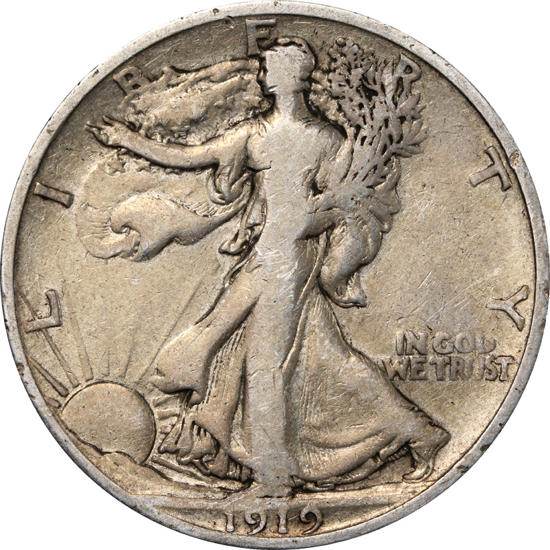 1919-S Walking Liberty Half