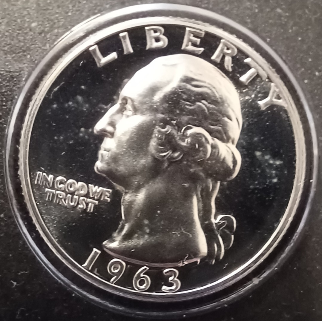 1963 United States Silver Proof Set in Hard Plastic Holder