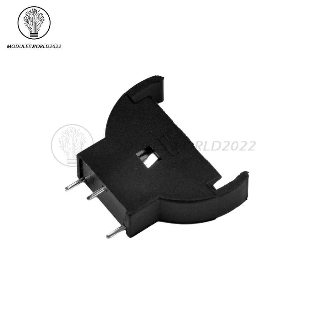 100PCS CR2032 2032 3V Cell Coin Battery Socket Holder Case Sockets Case