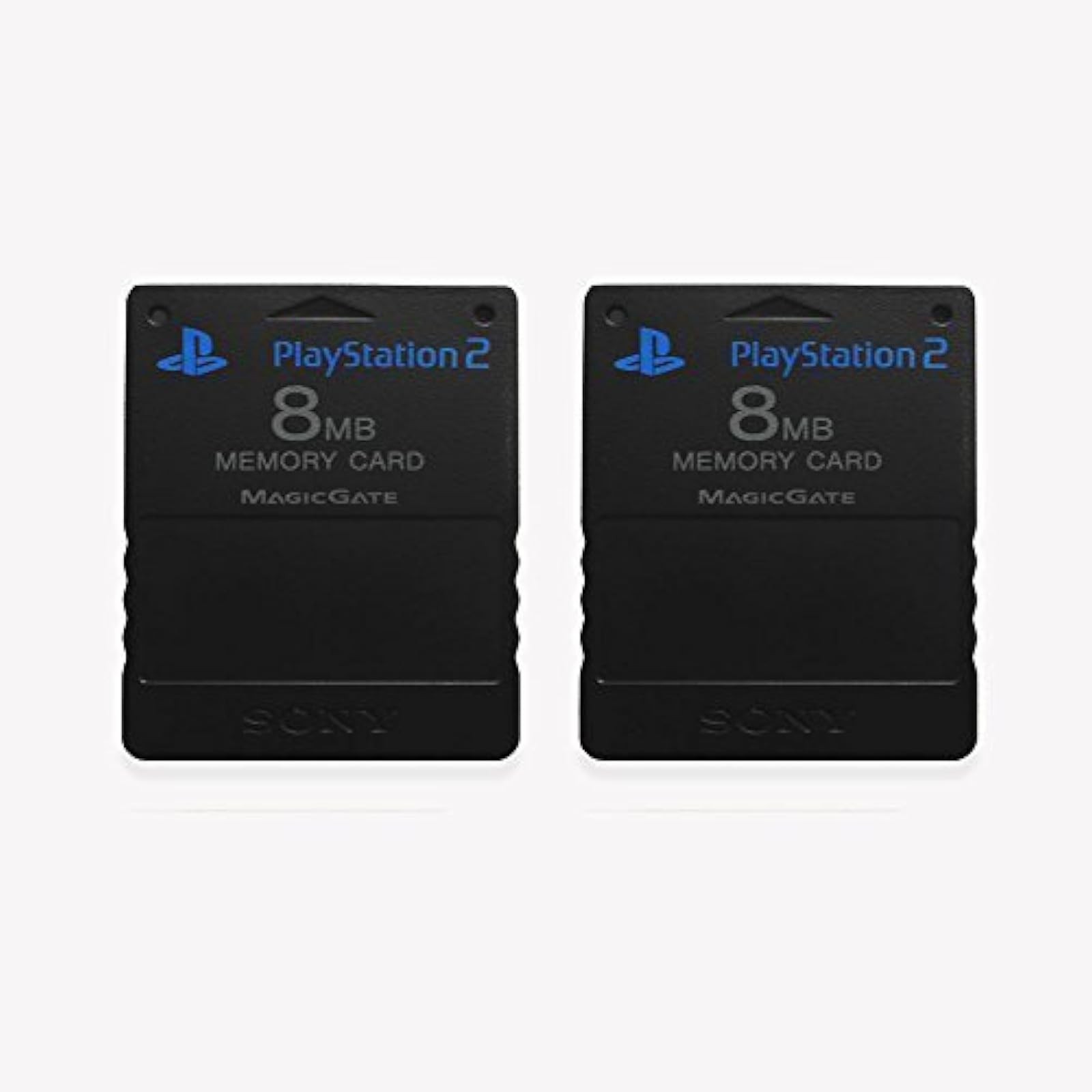PlayStation 2 Memory Card 8MB Pack Of Two Very Good 9Z