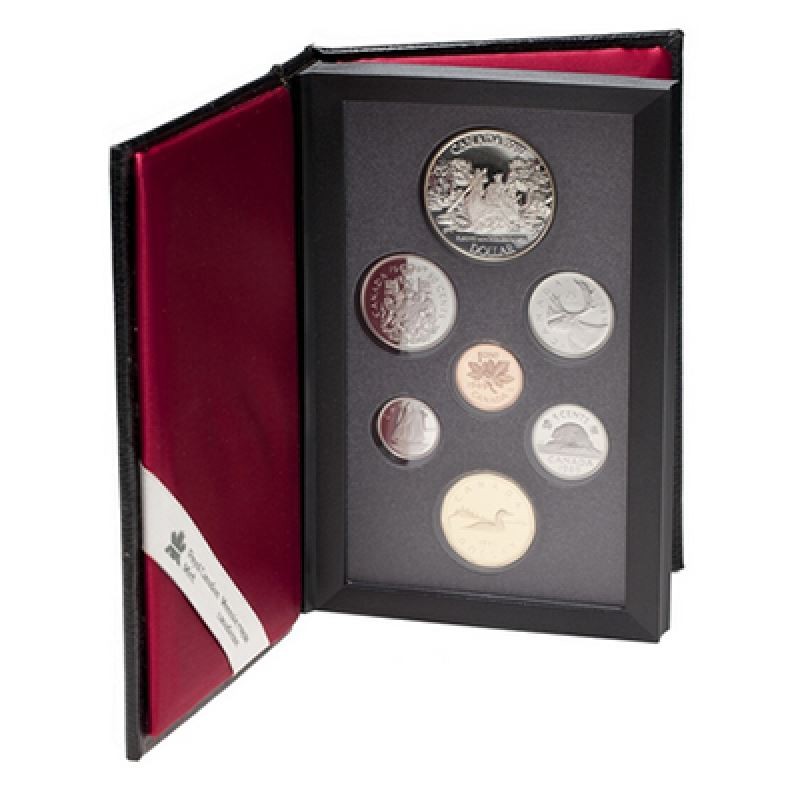 1989 CANADA SILVER DOUBLE DOLLAR PF SET MACKENZIE - .375 oz. SILVER