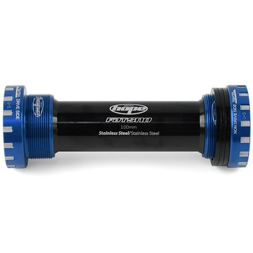 Hope Fatbike BSA Bottom Bracket 24mm Threaded 100mm - Blue - Brand New