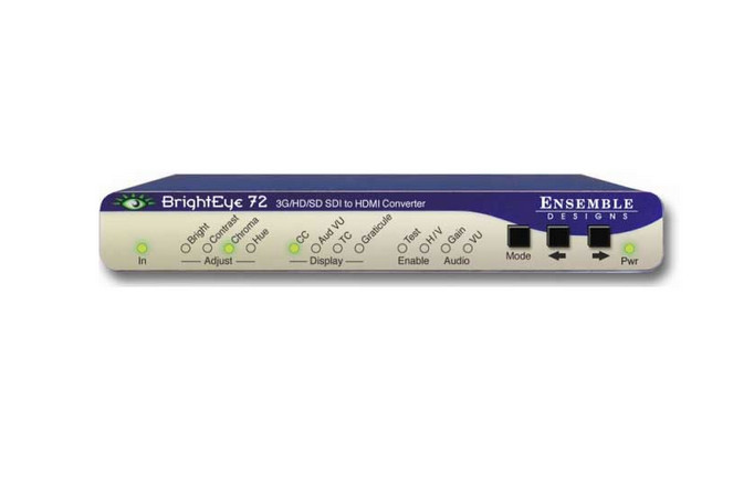 Ensemble Designs BrightEye 72 3G/HD/SD SDI to HDMI Converter + PSU