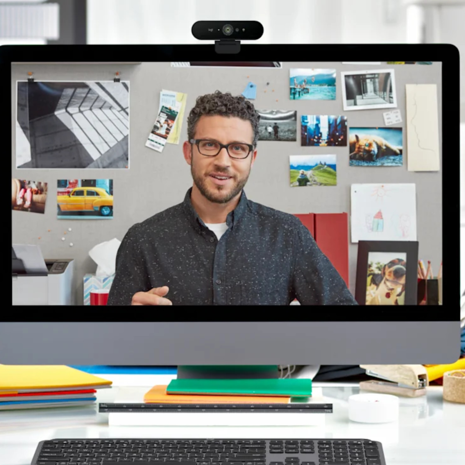 Logitech Brio 4K Webcam USB HD Pro Web Camera HDR Ultra Video for PC 960-001105
