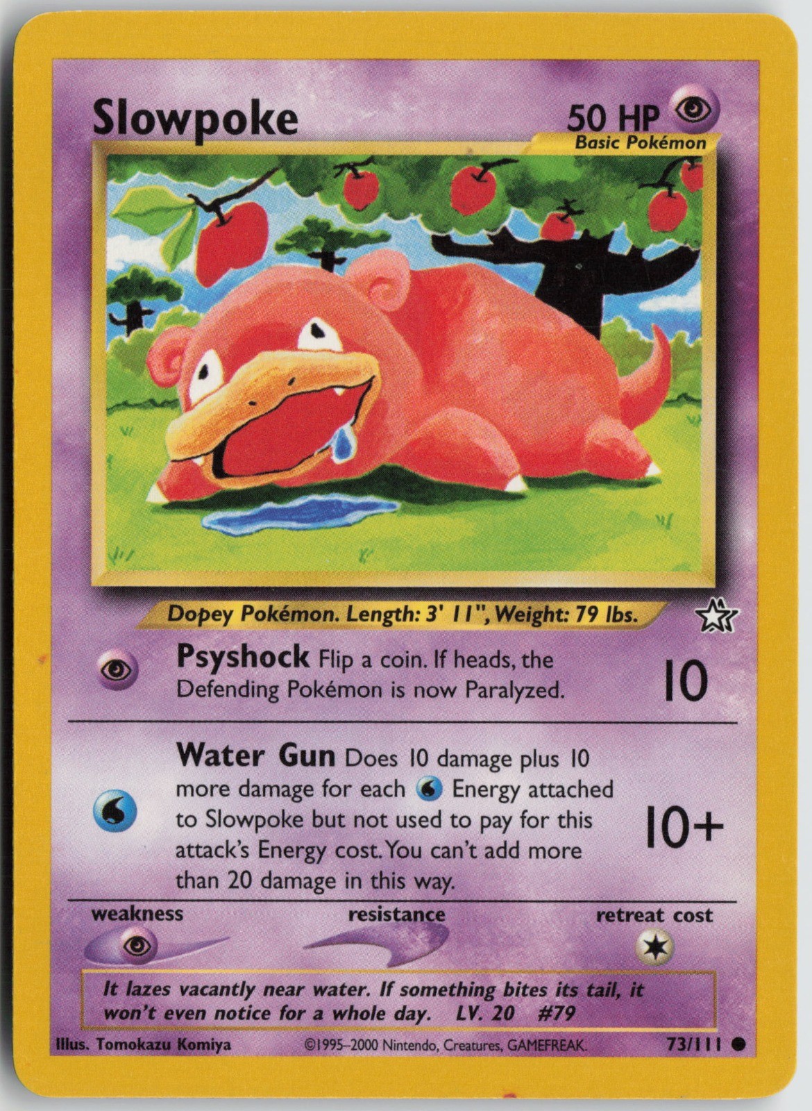 Slowpoke Common Unlimited Neo Genesis 073/111 LP