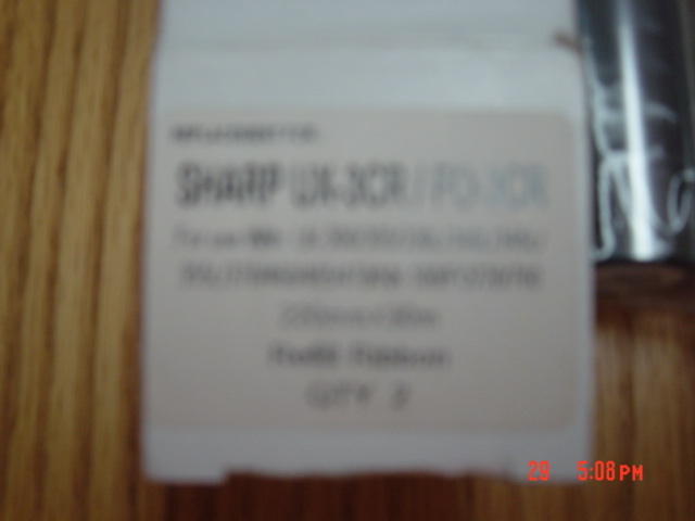 SHARP UX-3CR / FO-3CR PRINT 2 ROLL CARTRIDGE BOX  BRAND NEW