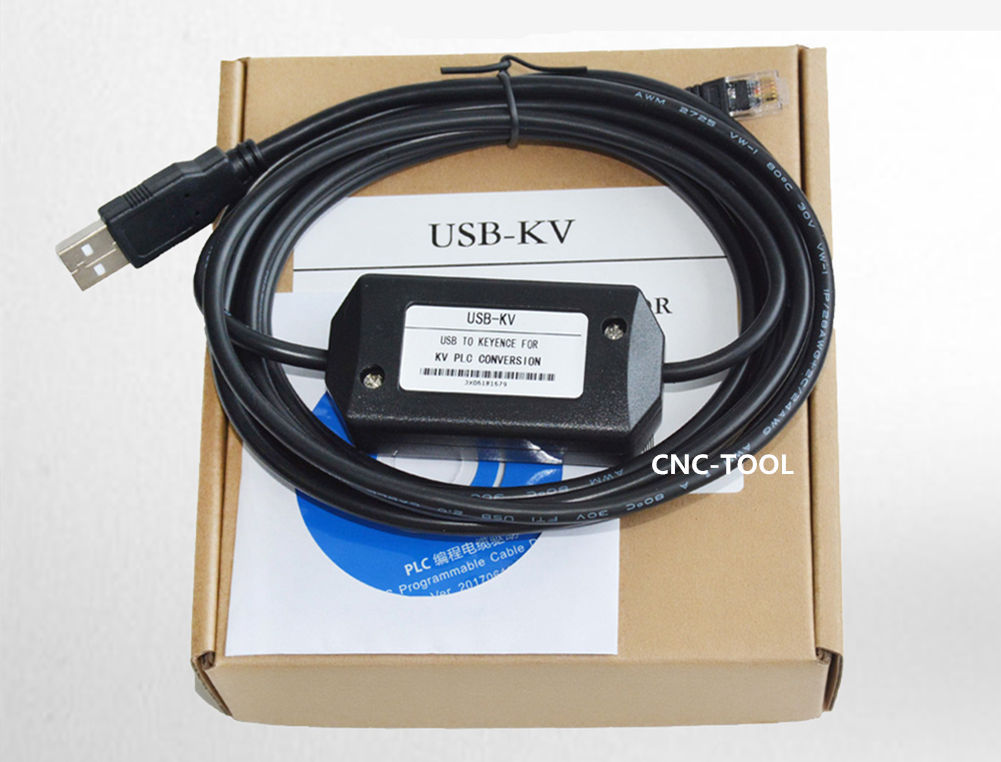 USB-KV Programming Cable USB to KEYENCE Adapter for KEYENCE KV Series PLC 3m