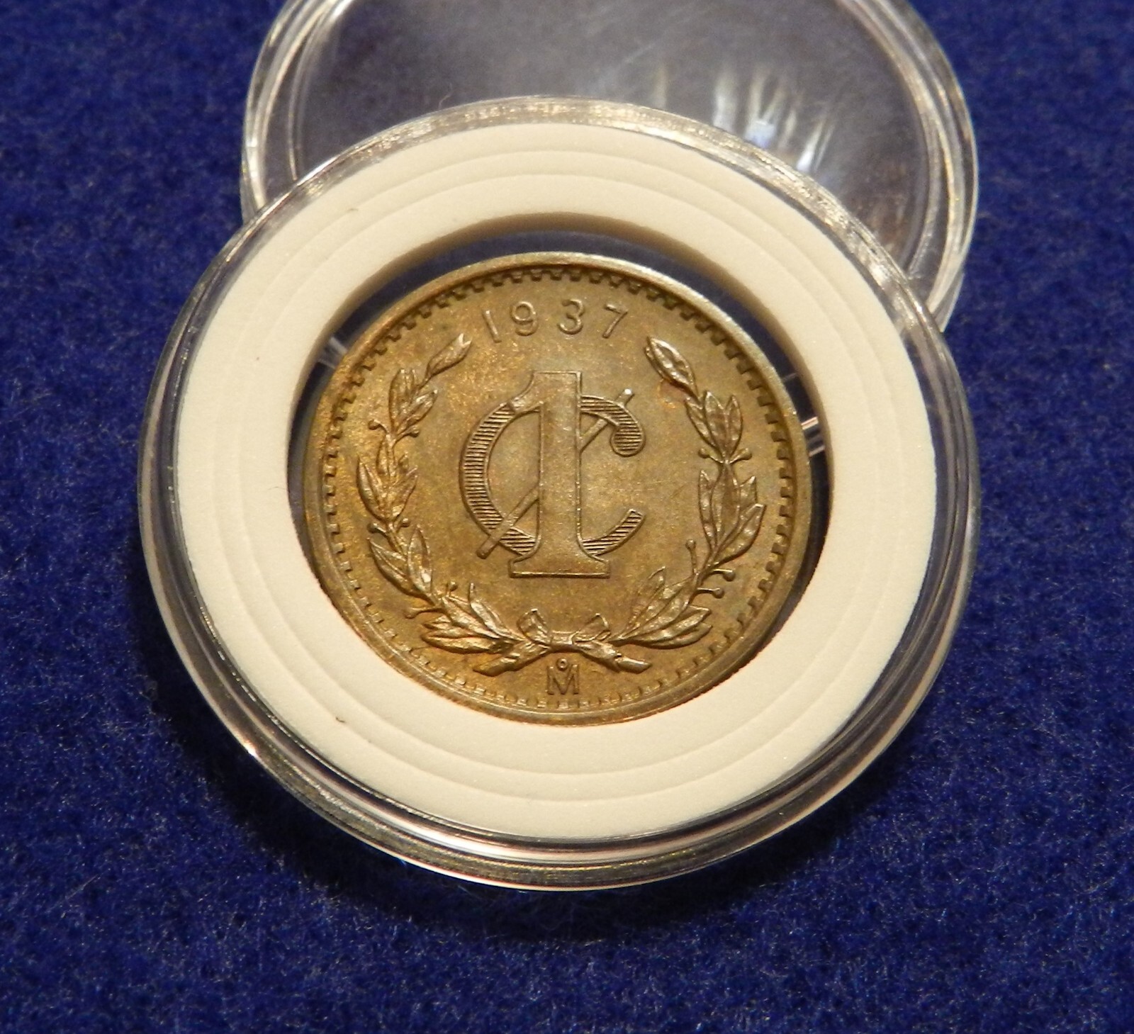 1937 Mexico Un 1 Centavo - Fantastic Coin - See Pictures