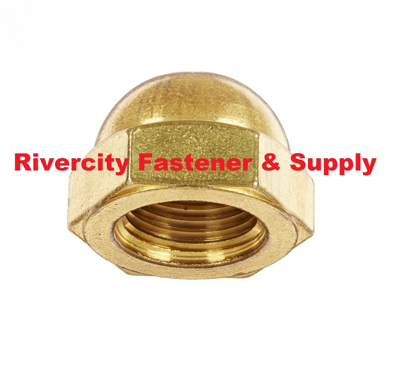 8-32 Brass Acorn / Dome / Cap Hex Nut #8 x 32 Nuts 8x32 Nut 8/32