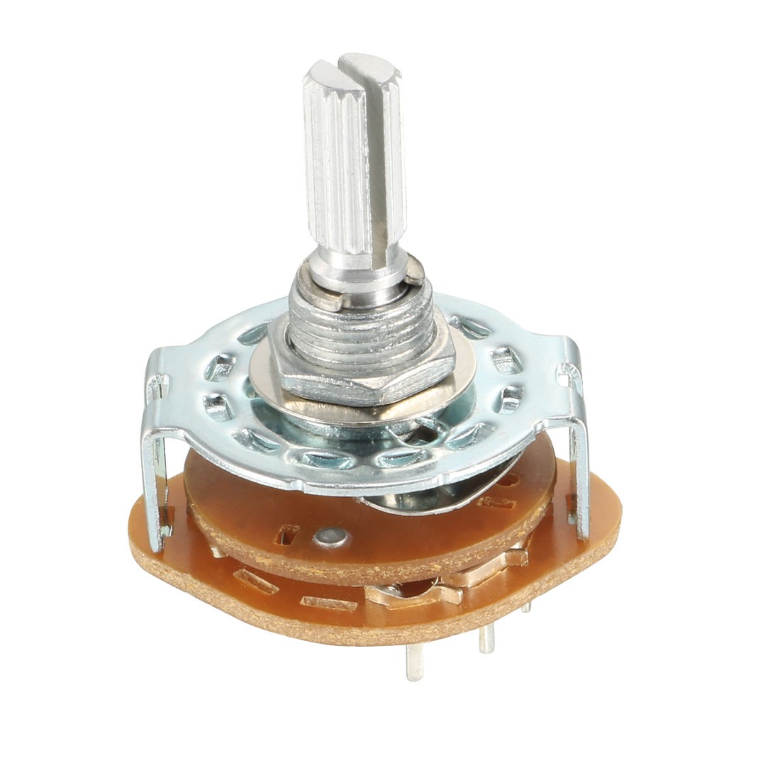 2P3T 2 Pole 3 Position Single Deck Band Channel Rotary Switch Selector