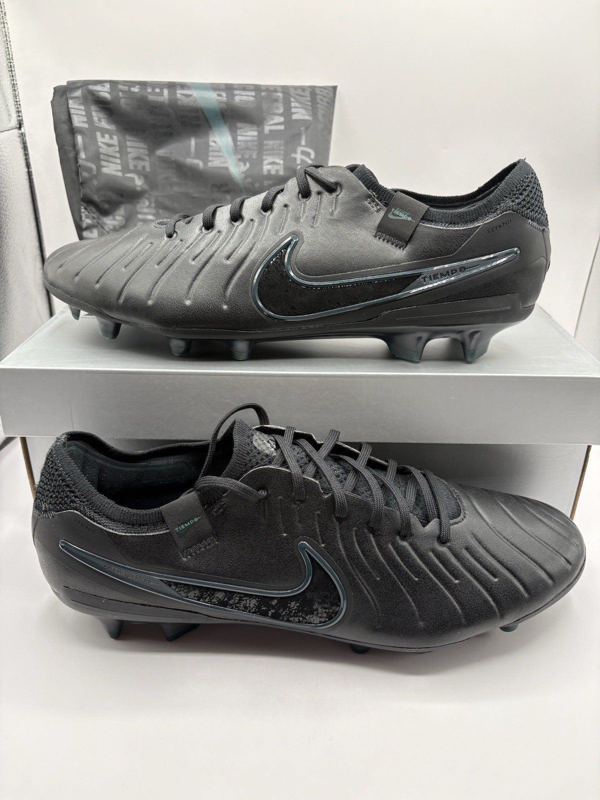 MSRP $240 Nike Tiempo Legend 10 Elite FG Jungle Black Soccer Cleats Mens Size 7