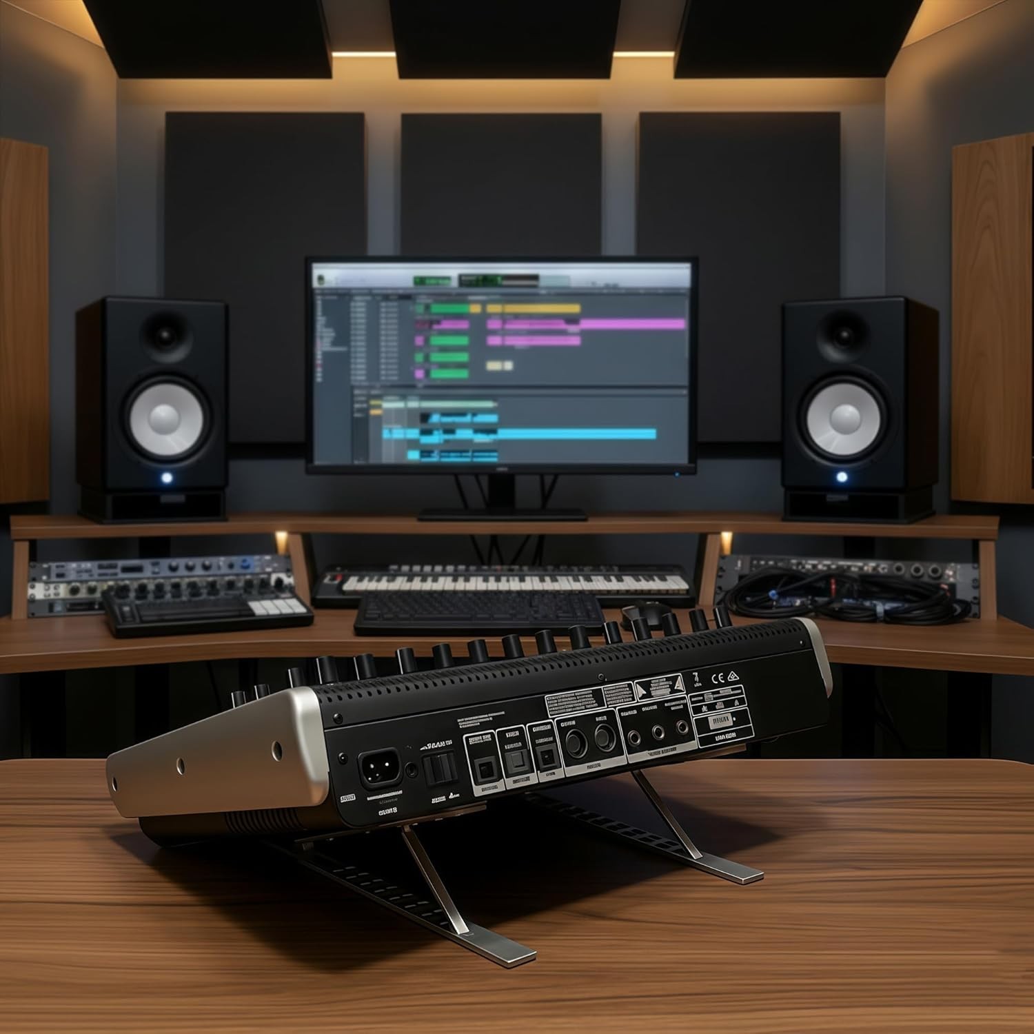 Audio Mixer Stand for Home Studio Mixer Controller(Three-fold)