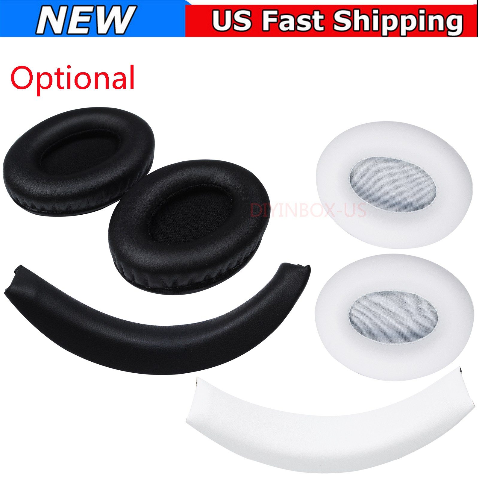 Ear Pads Cushion Headband Head Arch Band  Replace for Beats Studio 1.0 Headphone