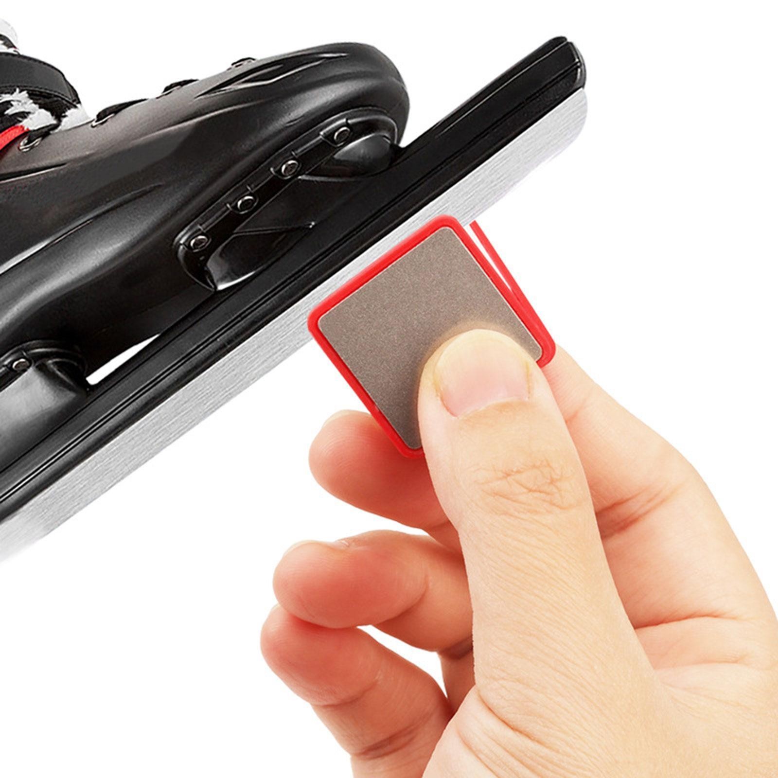 Ice Skate Sharpener Sharpening Tool Whetstone Versatile Edge Trimmer