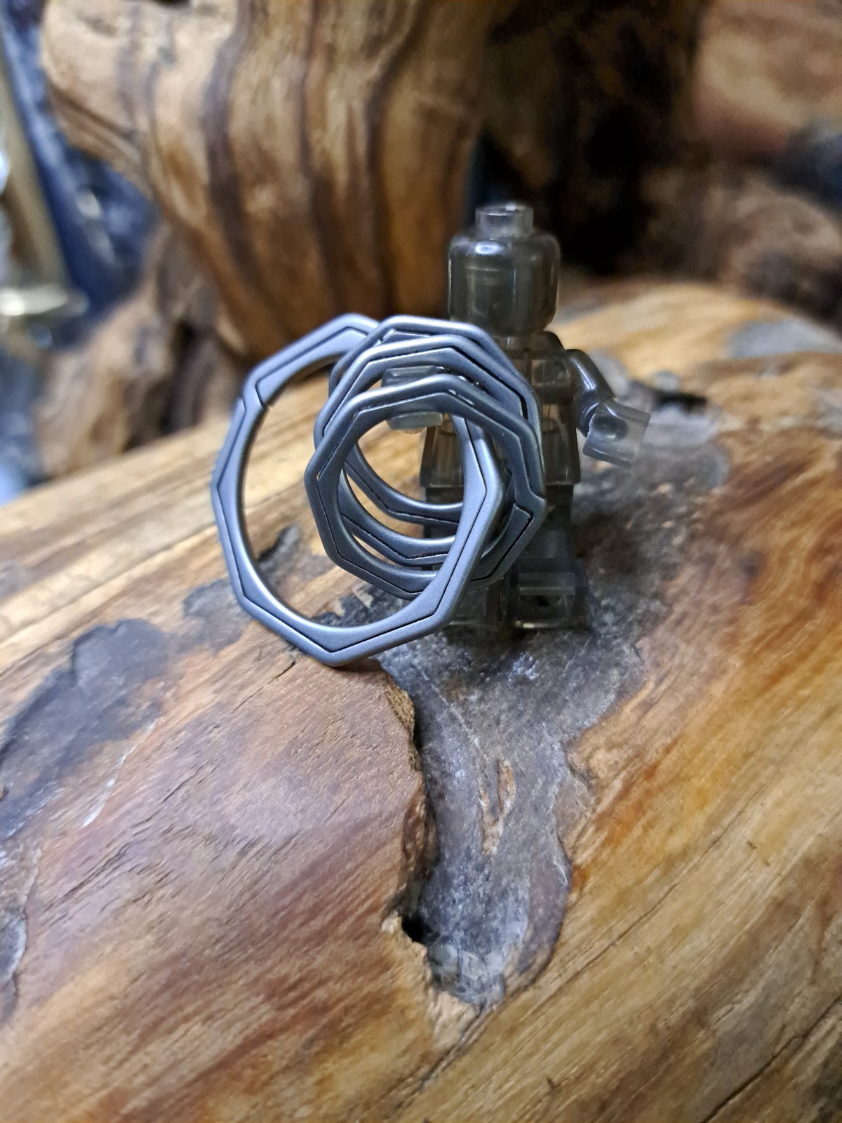 Gentlemen Series Titanium Sidepush Keyring Set