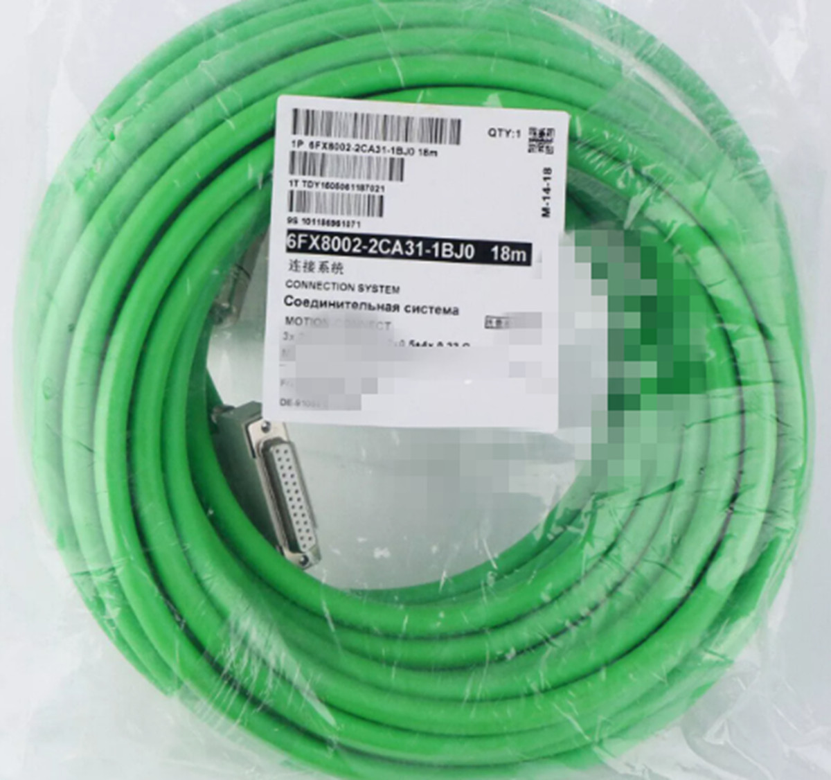 For Siemens 6FX8 002-2CA31-1BJ0 6FX8002-2CA31-1BJ0 18M Encoder cable