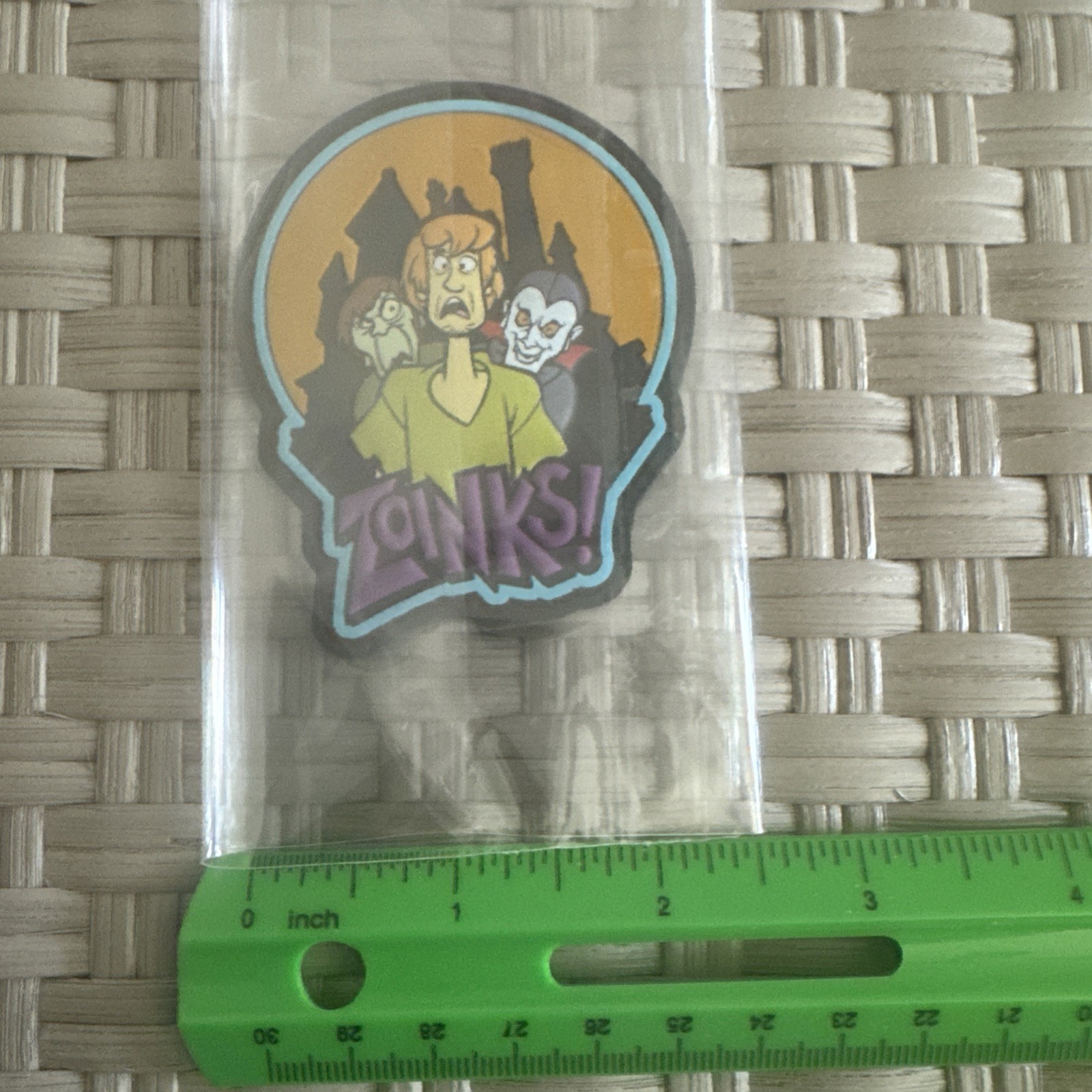 Scooby-Doo Zoinks! PVC Patch
