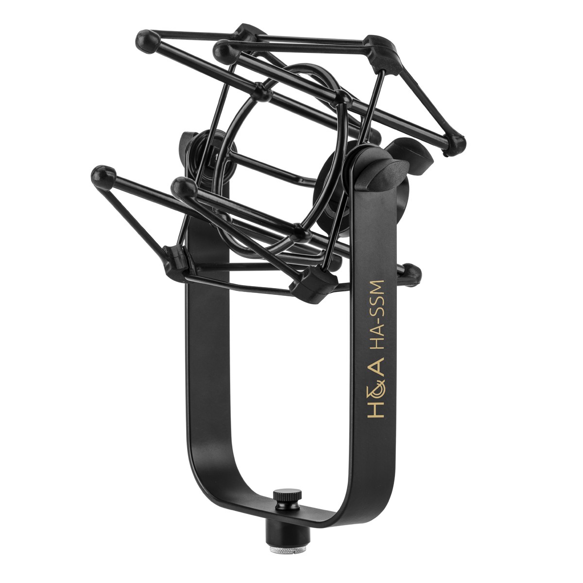 H&A Microphone Suspension Shockmount (Black Matte) for Electro-Voice RE20 / RE27