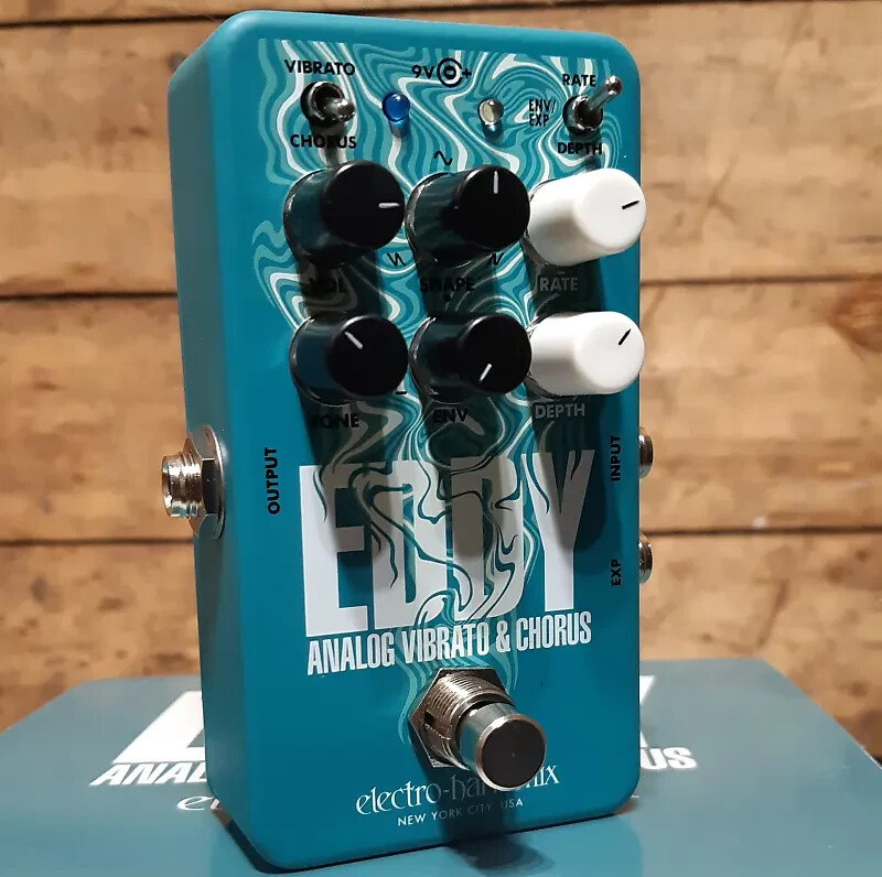Electro-Harmonix Eddy Chorus and Vibrato guitar pedal