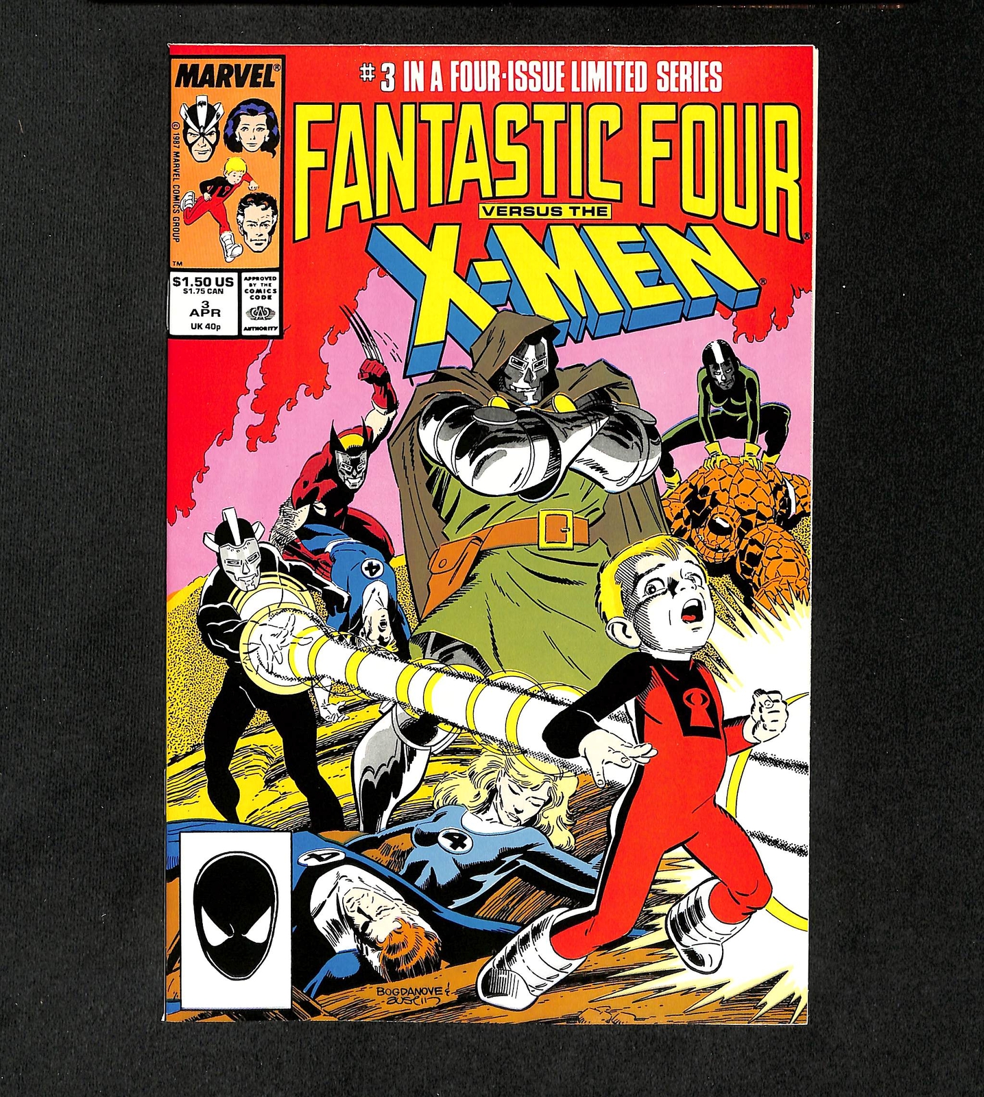 Fantastic Four vs. X-Men #3 (Marvel, 1987) Chris Claremont